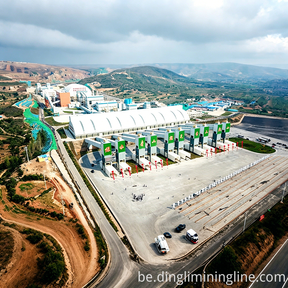 Лінія па вытворчасці агрэгатаў магутнасцю 3000 тон у гадзіну 3000 tph aggregate production line